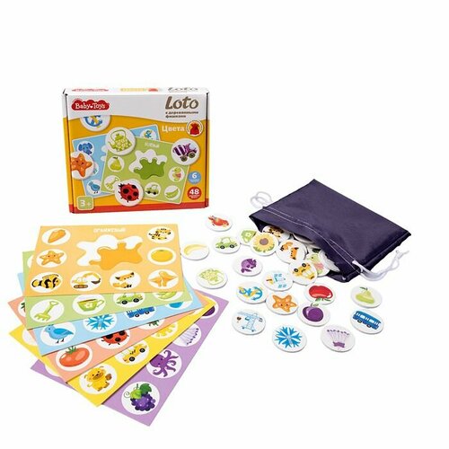 пазлы десятое королевство baby toys first puzzle слоненок 9 элементов 04155 Лото Десятое Королевство Baby Toys, Цвета, с деревянными фишками (4924)