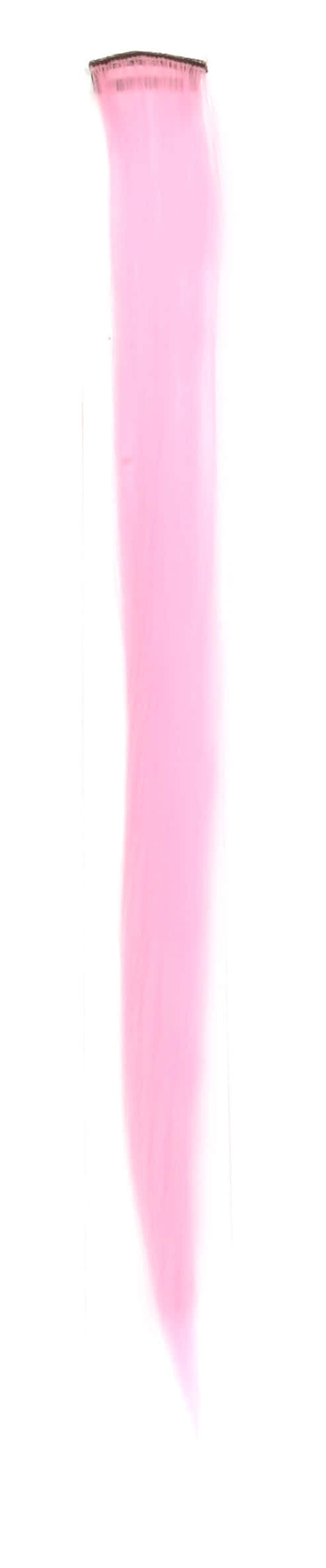 Hairshop Декоративная прядь на заколке синтетическая К 1 (Нежно-розовый)