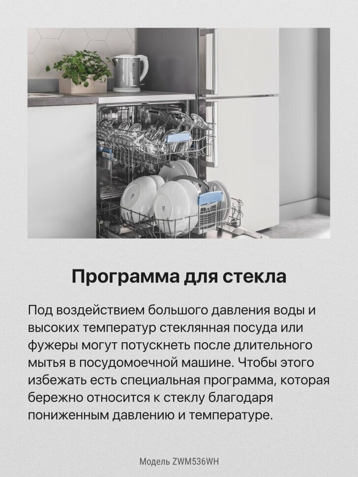 Компактная посудомоечная машина Hansa ZWM536WH — фото 18