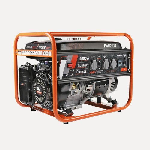 Изображение товара Генератор бензиновый PATRIOT GRS 6500, 13лс, 5500Вт, объем 25л