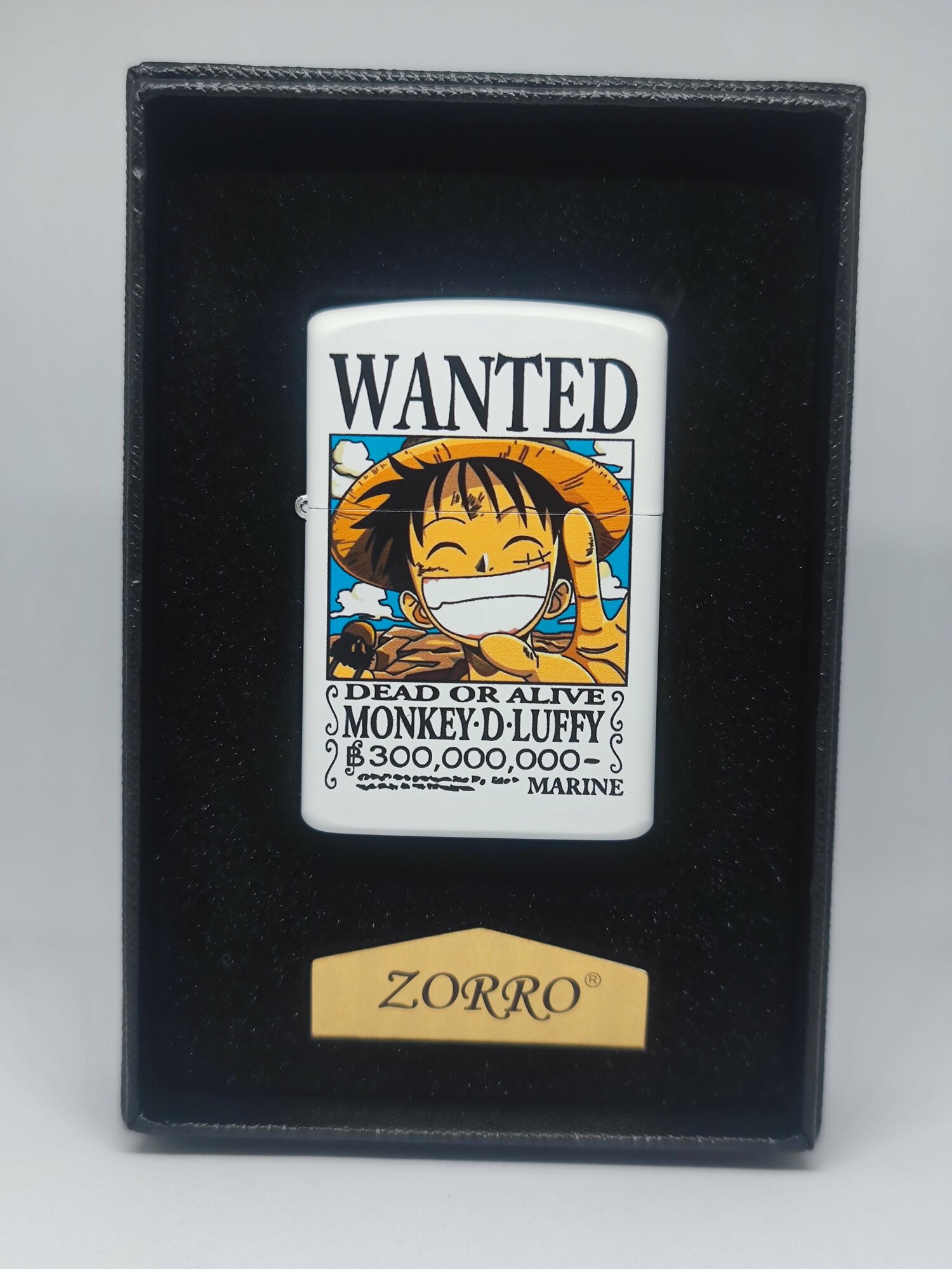 Zorro зажигалка One Piece Большой куш Wanted Monkey D-Luffy - фотография № 11