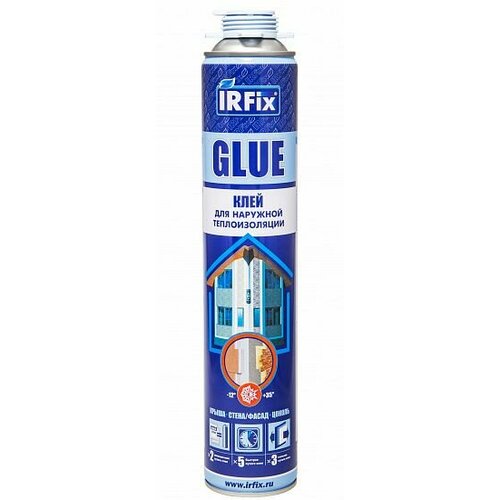 Клей пена для пенополистирола IRFIX GLUE Всесезонная 800 мл.