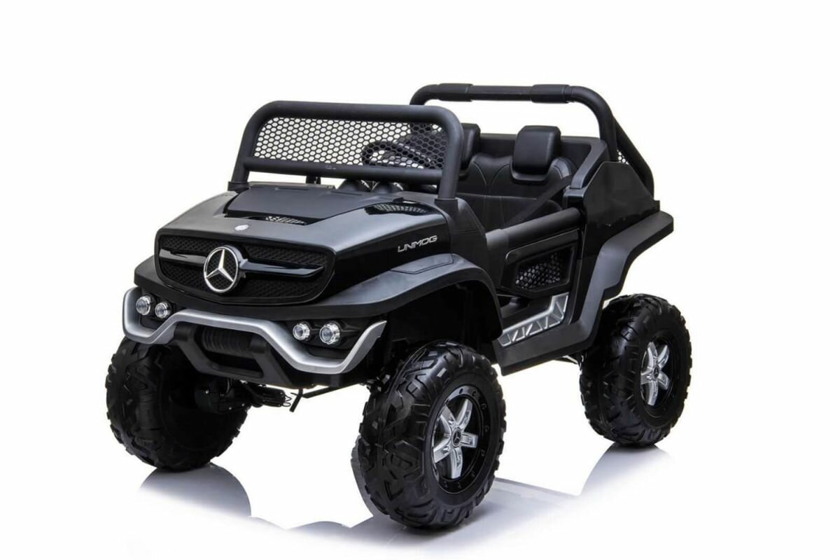 Электромобиль RiverToys Mercedes-Benz Unimog Concept 4WD (Черный глянец)