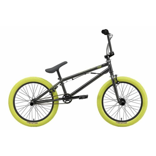 фото Велосипед stark madness bmx 3 (2024) 9" антрацитовый матовый/антрацитовый глянцевый, зеленый/хаки