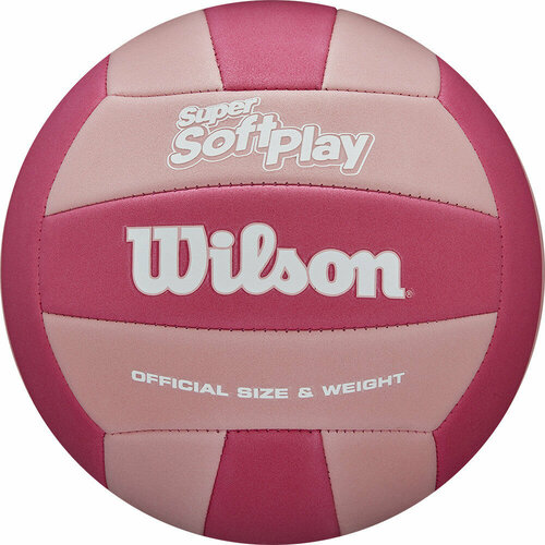 Мяч волейбольный Wilson Super Soft Play Pink, WV4006002XB, размер 5, розовый