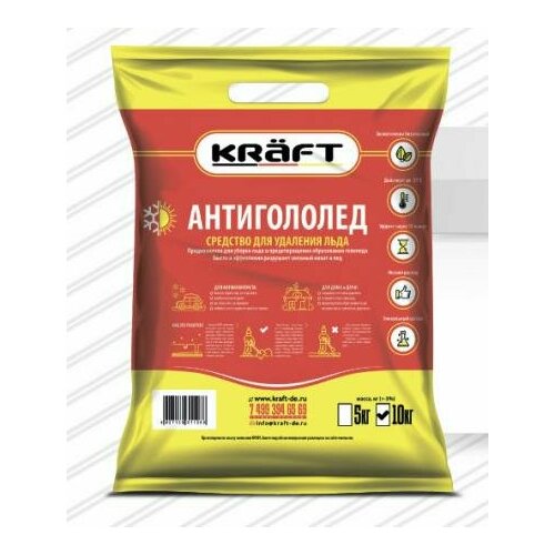 Антигололед KRAFT 10 кг (мешок)