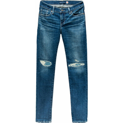 фото Джинсы скинни levi's, размер 28/30, синий