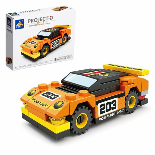 Конструктор Гонка «Мощные моторы», 8 в 1, микс