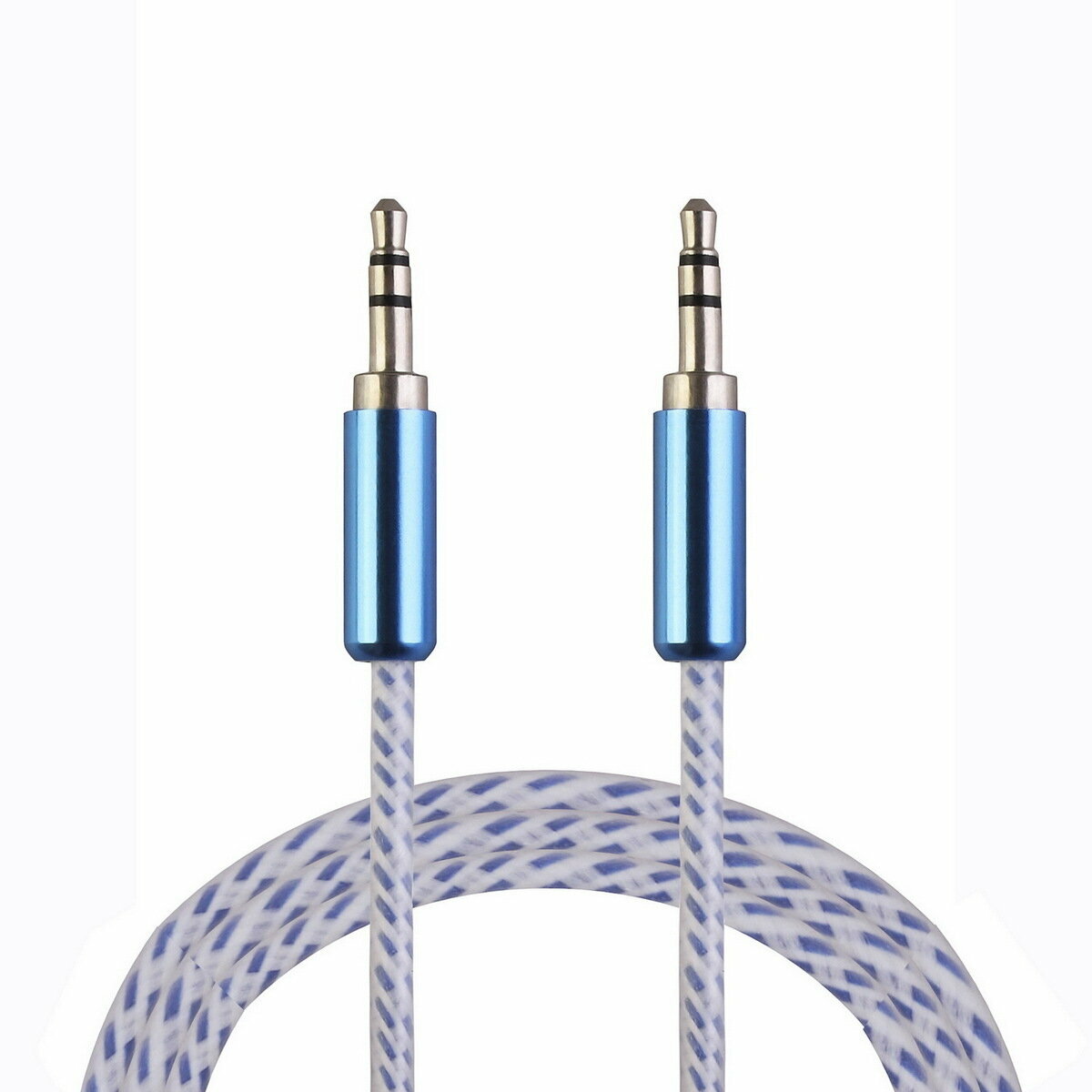 Аудио-кабель 3,5мм синий (CBA50-35-10BU) WIIIX 1 m AUX