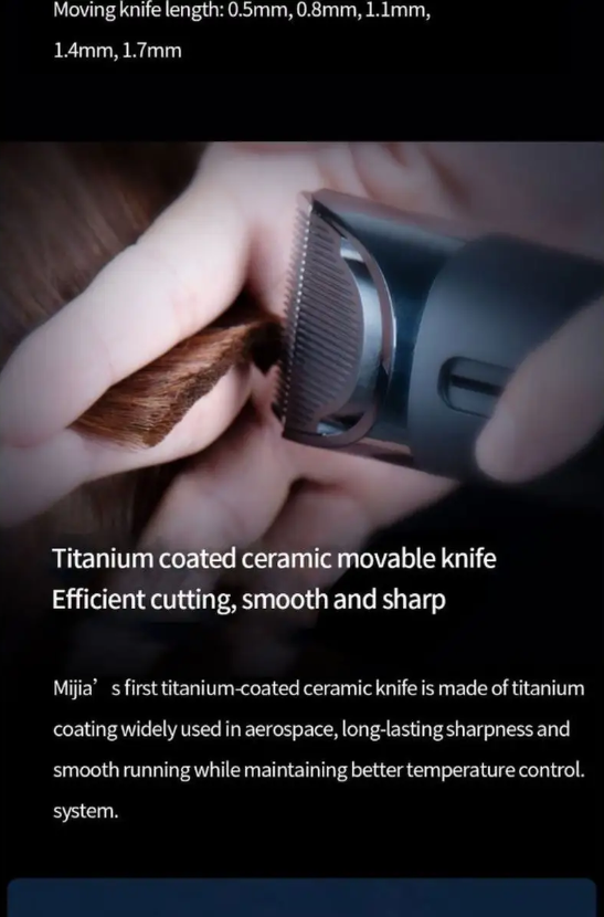 Машинка для стрижки Xiaomi Mijia Hair Clipper LFQ02KL Чёрная - фотография № 14