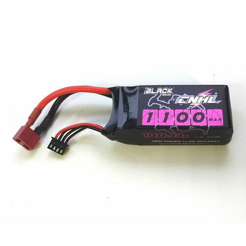 Аккумулятор LiPo 3S 11,1V, 1100mAh, 100C T-Plug