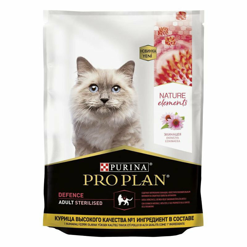 Корм для кошек ProPlan 1,4кг курица Natur El sterilised курица Natur 80339