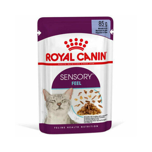 Влажный корм для кошек Royal Canin Sensory Feel 12 шт. х 85 г (кусочки в желе)