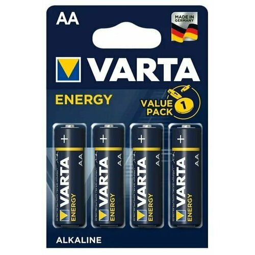 Батарейки Varta LR6 Energy 4106 BL-4 элемент питания energizer ultimate aa lr6 fr6 4 шт литиевый