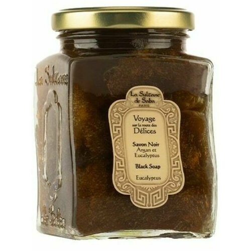 Черное мыло мягкое с Эвкалиптом для лица и тела 300 мл 6560₽