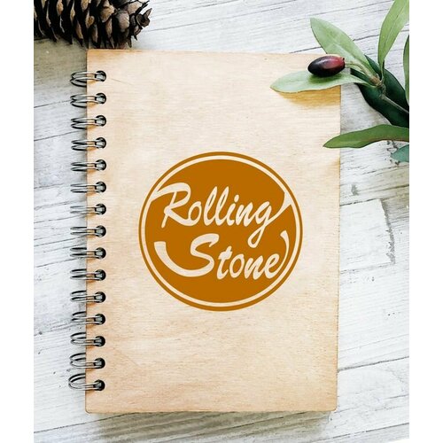 Скетчбук деревянный The Rolling Stones, Роллинг Стоунз №6