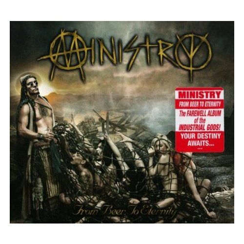 Компакт-Диски, AFM Records, MINISTRY - FROM BEER TO ETERNITY (CD, Digipak) afm records dragonland the power of the nightstar digipak ru cd