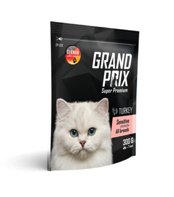 Grand Prix Сухой корм для привередливых кошек с индейкой 00-00000397, 0,3 кг