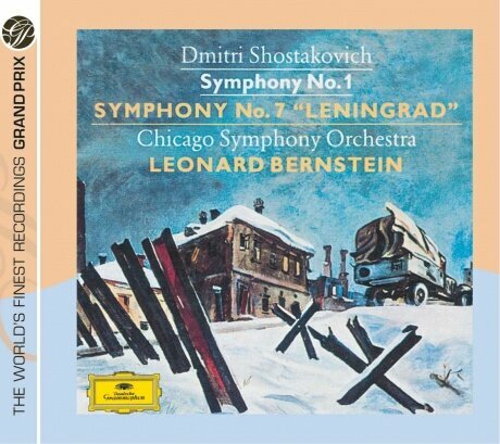 Компакт-Диски, Deutsche Grammophon, LEONARD BERNSTEIN - Shostakovich: Symphonies Nos.1&7 "Leningrad" (2CD)