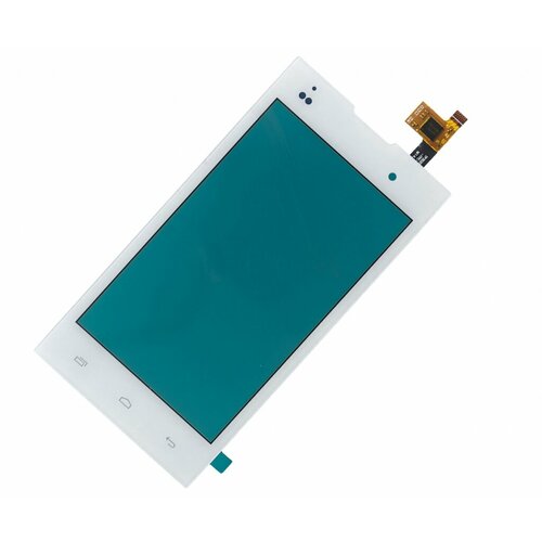 Touch screen (Сенсорный экран) для Fly IQ4418 (Era Style 4) Белый