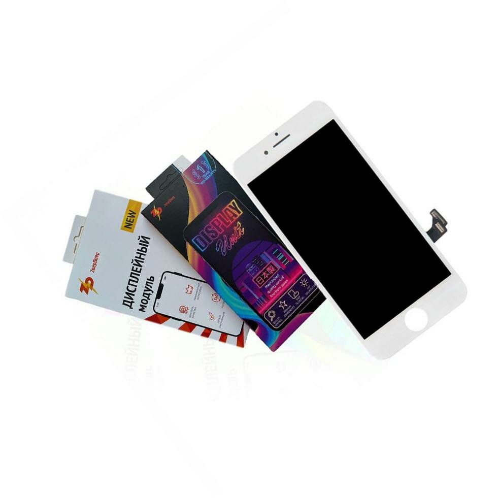 Дисплей (экран) в сборе с тачскрином ZeepDeep PREMIUM для iPhone 8 SE 2020 белый