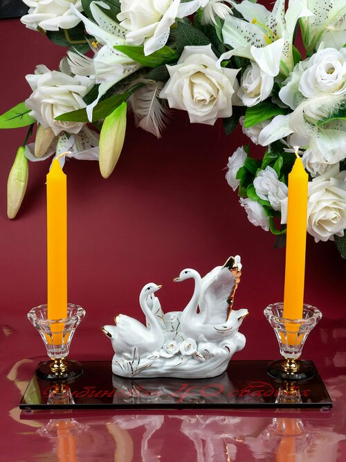 Подсвечники для свечей Рубиновая свадьба 40 лет