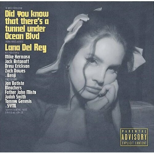 DEL REY, LANA Did You Know That Theres A Tunnel Under Ocean Blvd, CD lana del rey lana del rey did you know that there s a tunnel under ocean blvd 2 lp