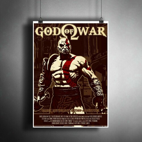 постер плакат для интерьера компьютерная игра god of war игра бог войны playstation 4 a3 297 x 420 мм Постер плакат для интерьера Компьютерная игра: God of War. Игра Бог Войны. PlayStation 4 / A3 (297 x 420 мм)