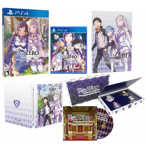 Re: Zero Starting Life in Another World: The Prophecy of the Throne Коллекционное издание (Collector's Edition) (PS4) английский язык