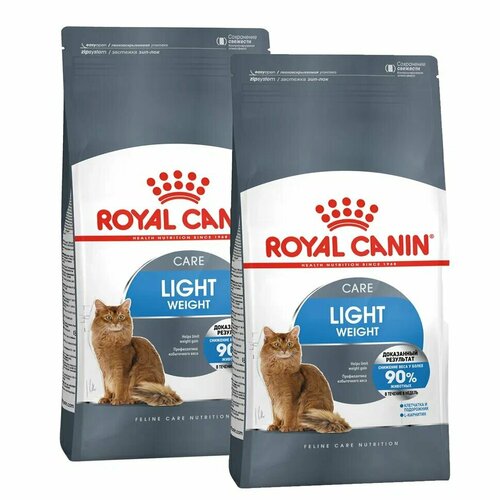 ROYAL CANIN LIGHT WEIGHT CARE диетический для взрослых кошек (0,4 + 0,4 кг)