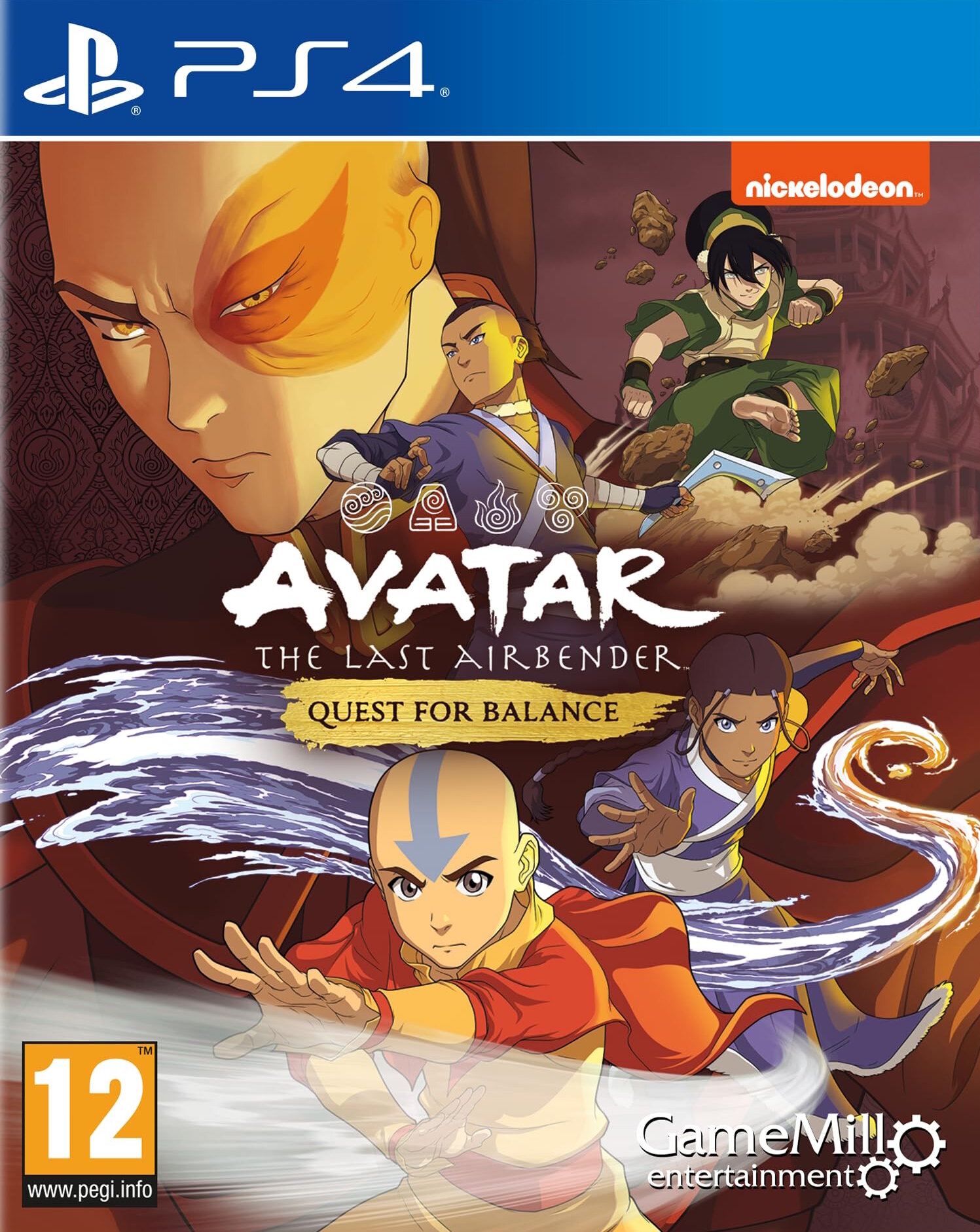 Avatar The Last Airbender: Quest for Balance (PS4) английский язык