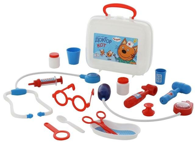 Набор Полесье Три кота Доктор, в чемоданчике 65346