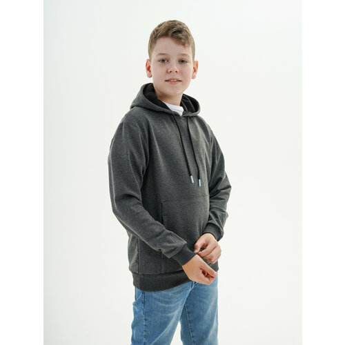 фото Толстовка egotrik, размер 152/36, серый, белый