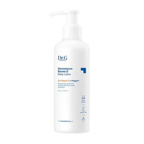 DR. G Dermoisture Barrier.D Daily Lotion Лосьон для лица с провитамином D увлажняющий, 200 мл