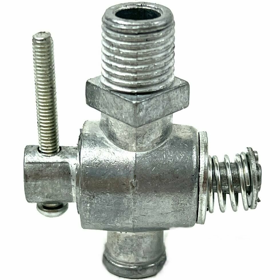 фото Кран сливной в блок (серебряный), радиатор МТЗ ГАЗ-24/3307 урал КР-2 (ПС-7)