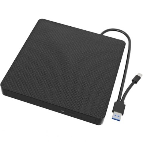 Внешний дисковод CD-DVD KS-is KS729B usb3.0 привод для записи и чтения оптических дисков - чёрный