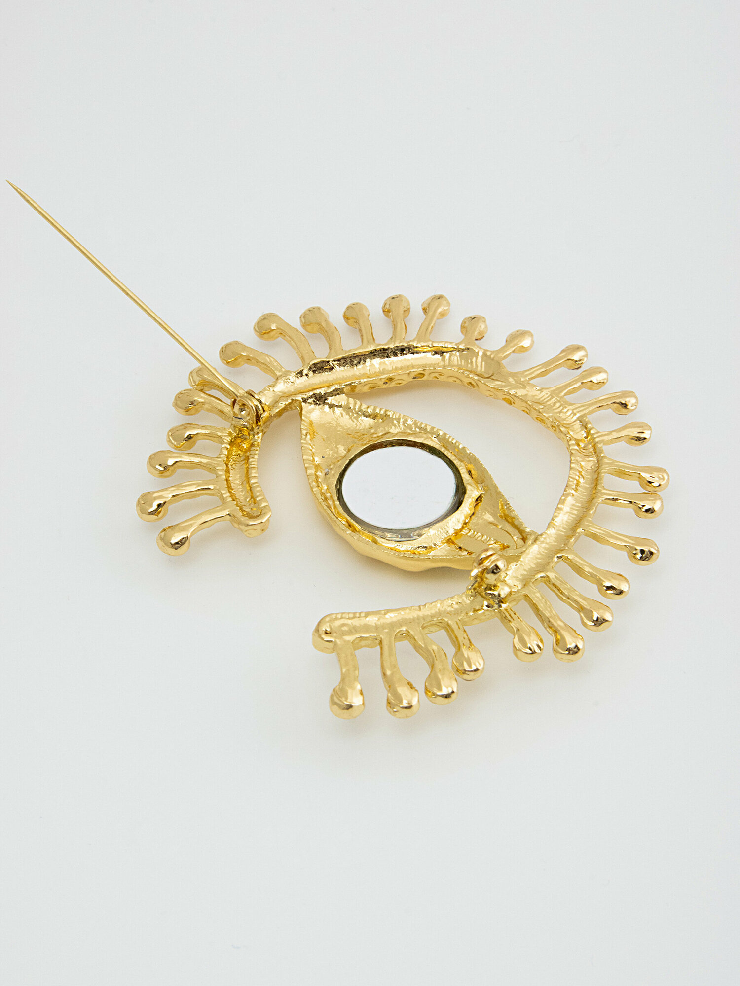 Брошь ЖемАрт, золотой, зеленый, черный — фото 1