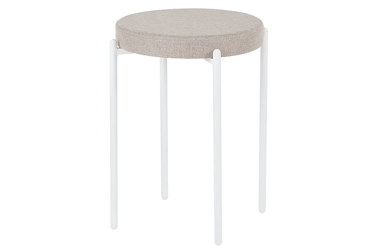 фото Табурет Hoff Dora, 36,5х52х36,5 см, цвет белый матовый, бежевый