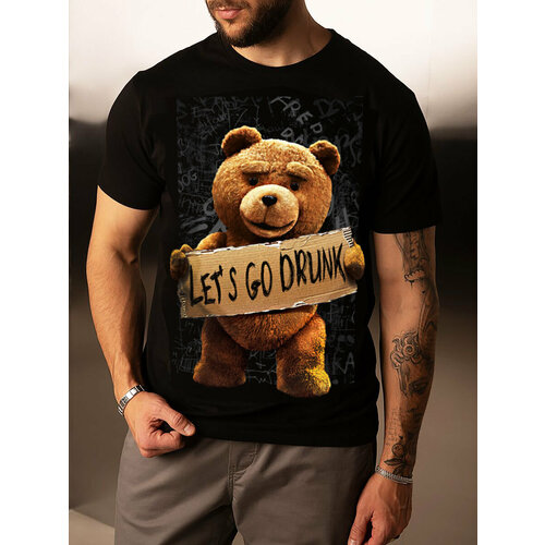 фото Футболка romax tex, размер 50, черный