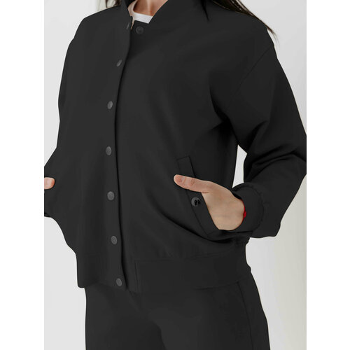  бомбер , размер 46, черный