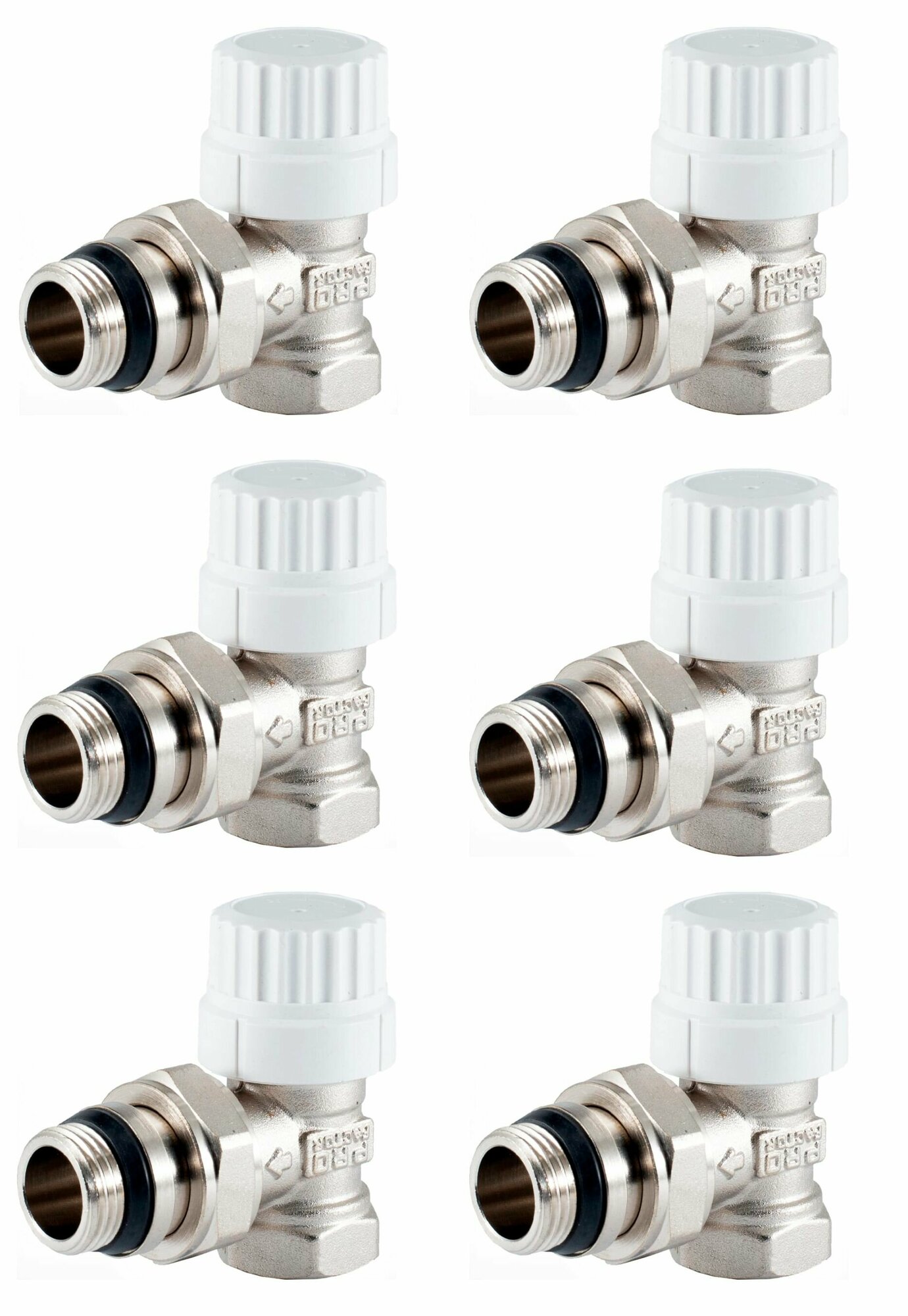 Клапан радиаторный термостатический угловой с преднастройкой Profactor 1/2" RVT 982UR