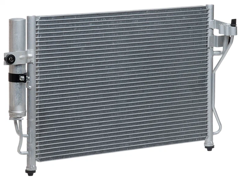 Радиатор кондиционера Hyundai Getz (02-) M/A (LUZAR)