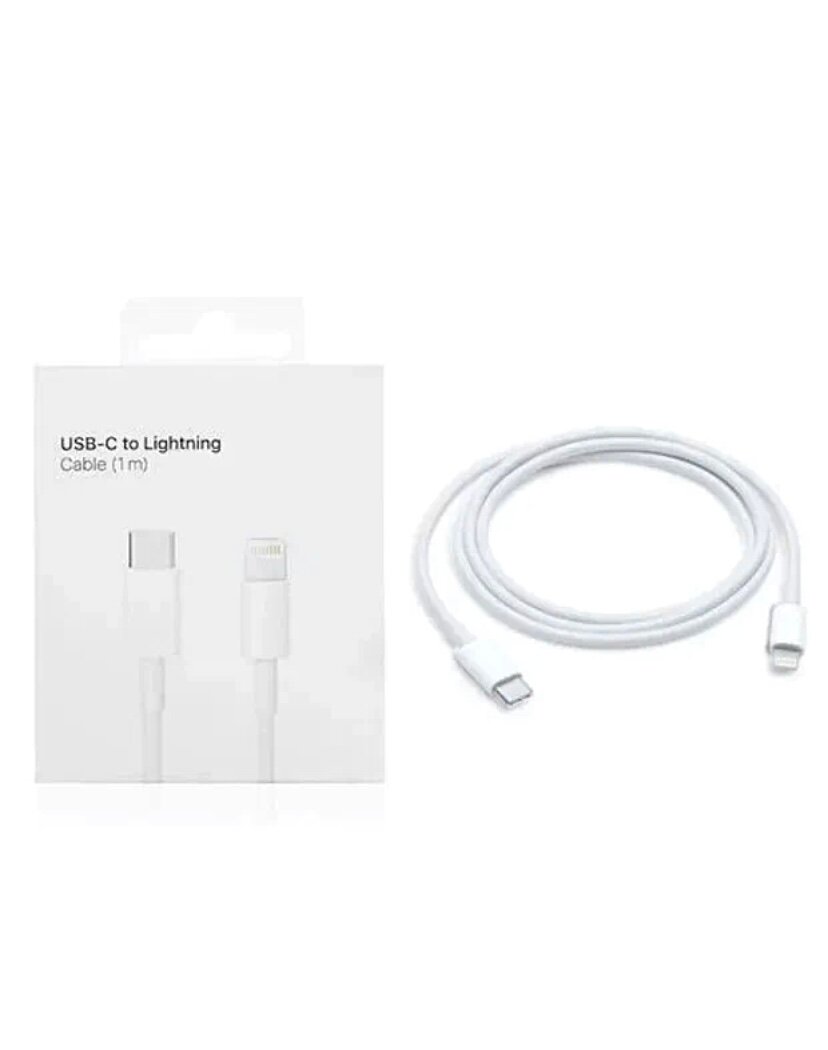 Кабель для быстрой зарядки для iPhone и iPad/USB-C 20W/ Lightning кабель 1 м
