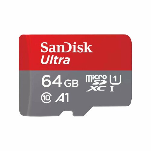 Карта памяти microSD 64 ГБ SanDisk Class 10 Ultra ( SDSQUAB-064G-GN6MN )