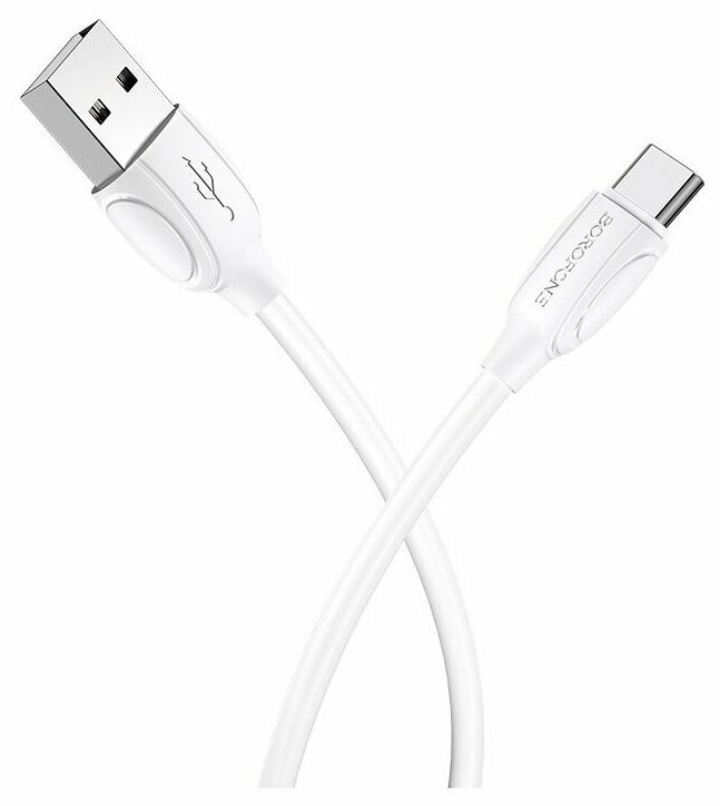 Usb Кабель-зарядка Type-C Borofone BX19 1м белый