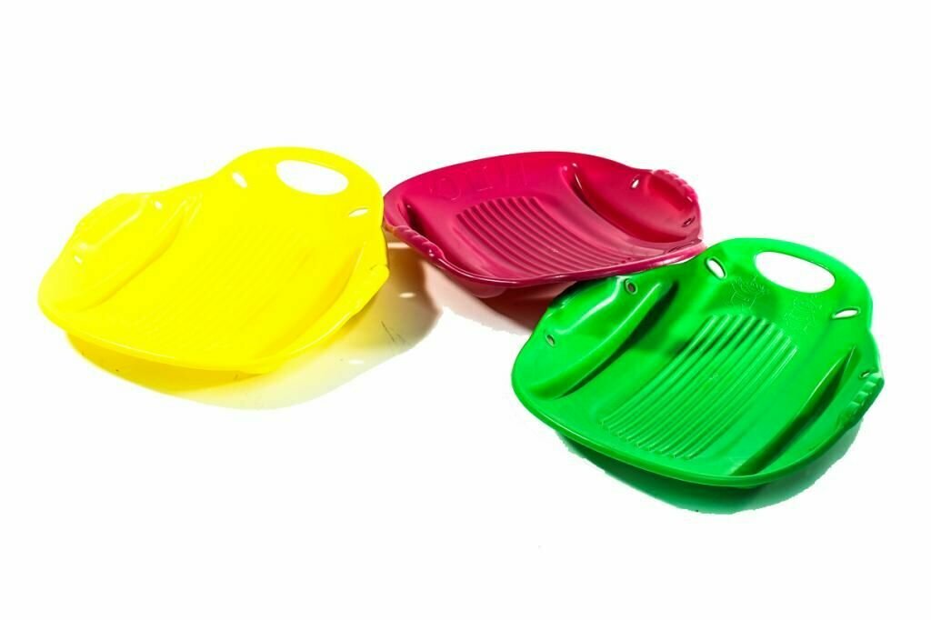 фото Ледянка звезда 62*62см, с ручками и тормозом