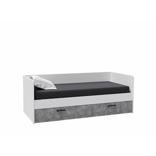 Кровать универсальная Лючия белый/ателье светлое