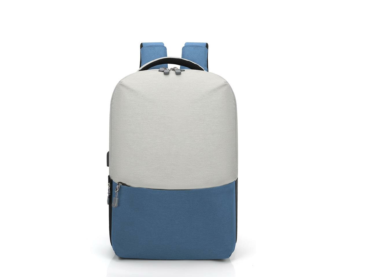 Рюкзак универсальный вместительный и молодежный из нейлона двухцветный тканевый унисекс, для отпуска и путешествий, для прогулки и школы, в подарок