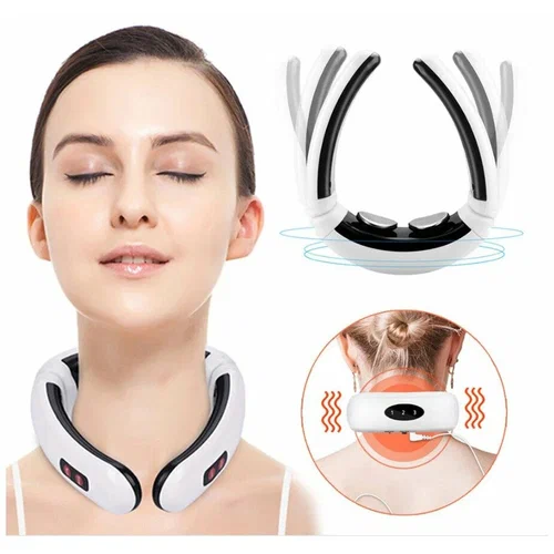 Электроимпульсный массажер шейных позвонков Neck Massager ,
