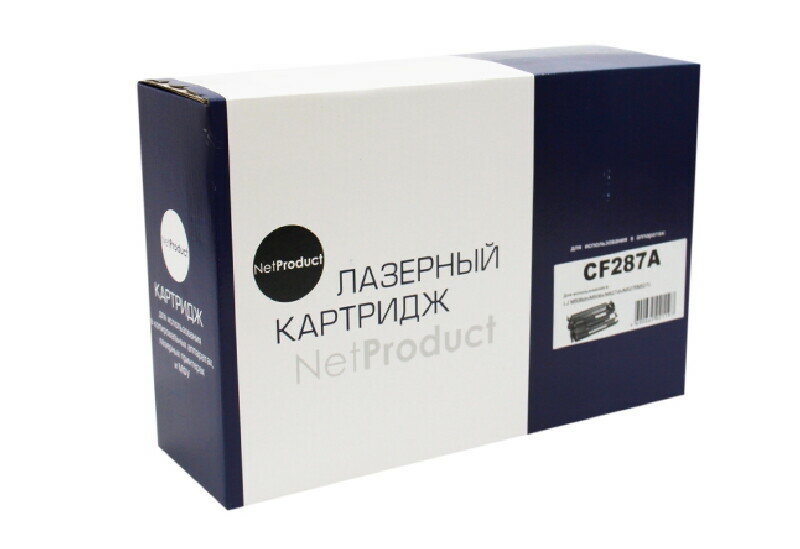 Картридж NetProduct CF287A для HP LJ M501dn/M506dn/M506x/M527dn/M527f/M527c, 9K, черный, 9000 страниц